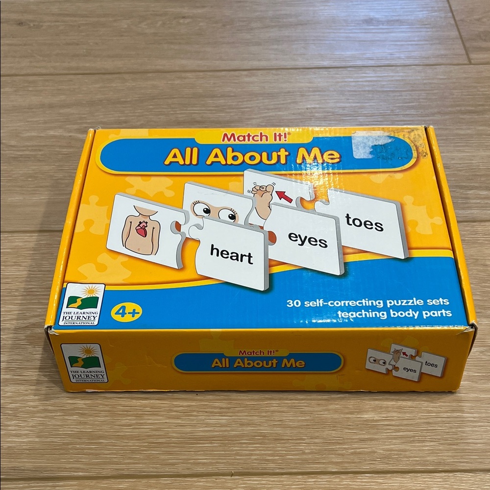 The learning journey all about me match it puzzle, body parts